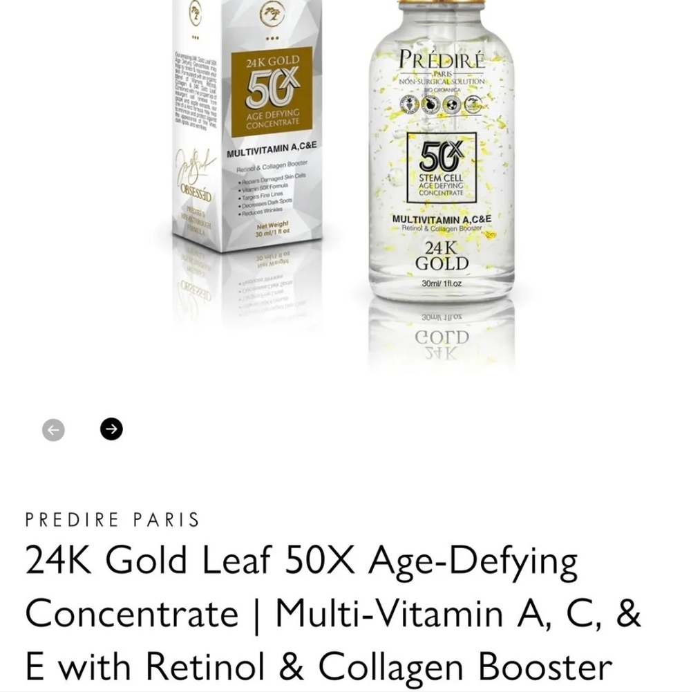 24K Gold Leaf Age-Defying Concentrate